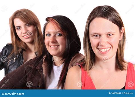 Tieners Stock Afbeelding Image Of Groep Glimlachen 16387881