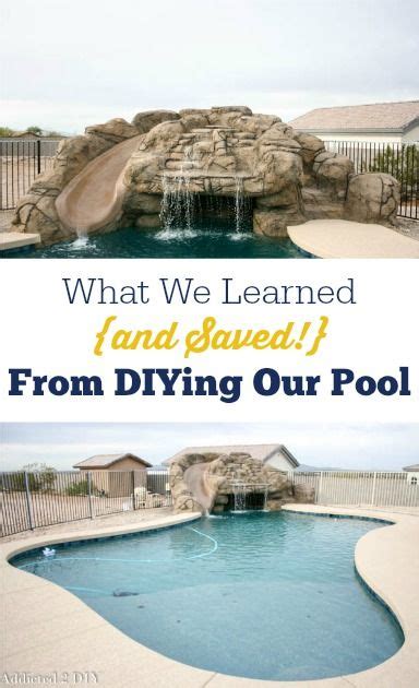 So, building your own swimming pool, doesn't really mean that you are actually and physically going to build your own swimming pool. Should You Build Your Own Pool? What We Learned And Saved - Addicted 2 DIY | Backyard pool ...