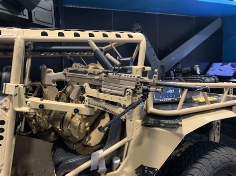 Msg Swing Arm And M240 Machine Gun Mount On Tomcar Military Systems Group