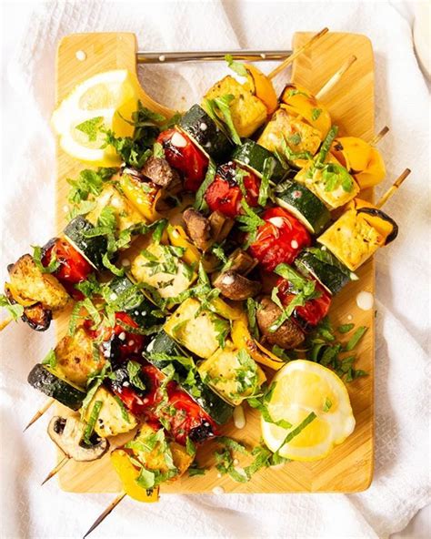 These Vegan Greek Vegetable Kebabs Are Easy To Make And Packed Full Of Colourful Vegetables With