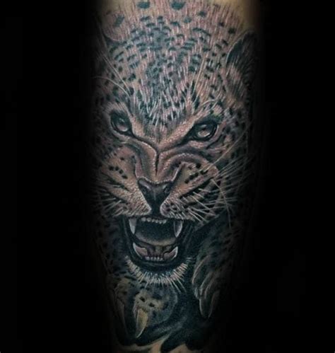 Browse 2019's best leopard tattoos for men & women. 60 Leopard Tattoos For Men - Designs With Strength And Prowess