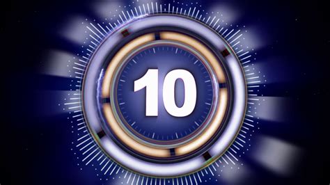 Number 10 Top Ten Numbers Animation With Stock Motion Graphics Sbv