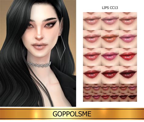 Goppols Me Gpme Gold Lips Cc13 Download At Goppolsme Patreon