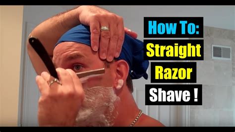 Quick Tutorial Learn How To Shave With A Straight Razor Geofatboy