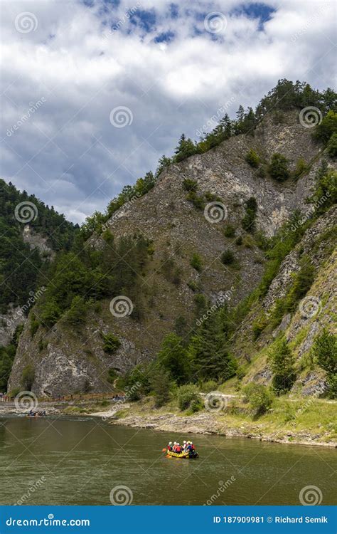 River Dunajec In The Pieniny Mountains On The Border Of Slovakia And