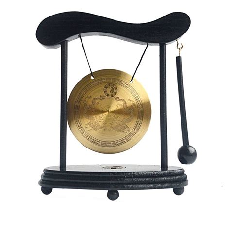 Small Desktop Gong 2 Dragons Design Free Shipping To 185 Countries