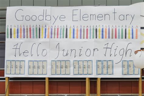Made This For The Gr 6 Farewell Saying Goodbye To Elementary And Saying