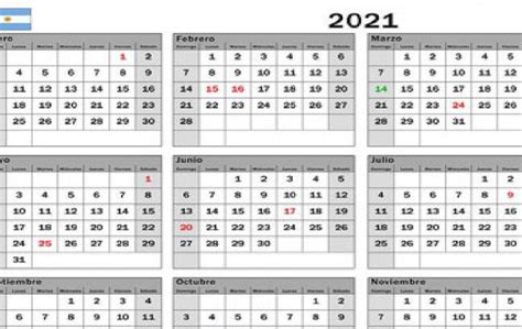 Calendario 2022 Argentina Con Feriados Para Imprimir Finanzas Y