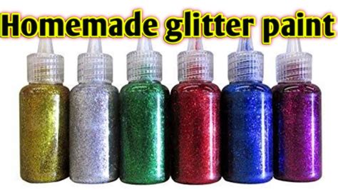 How To Make Glitter Paint At Homediy Glitter Paint For Crafthomemade