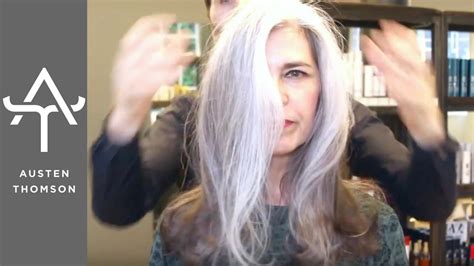How To Brighten Natural Silver Hair Youtube