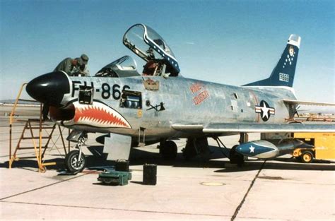 F 86d Sabre Dog 498th Fis Also Known As The Gieger Tigers 1955