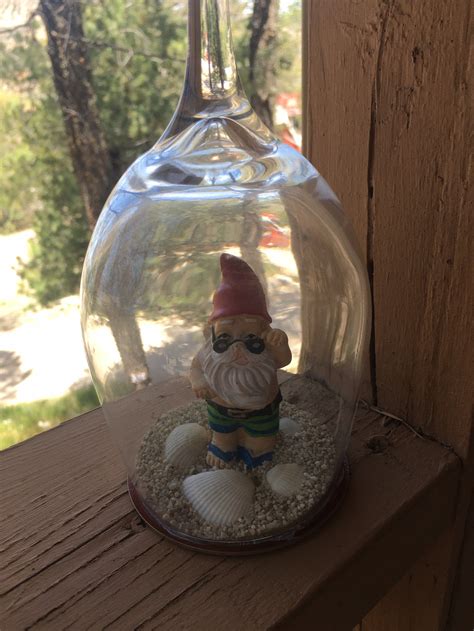Beach Gnome Snow Globe Etsy