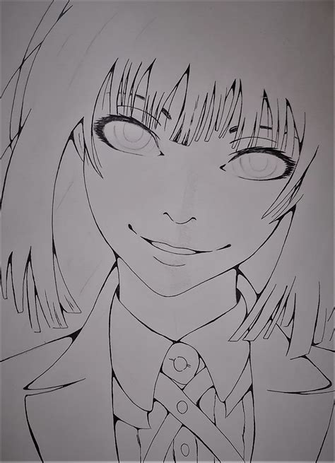 Yumeko Jabami Sketch Kakegurui Jabamiyumeko Yumekojabami Anime