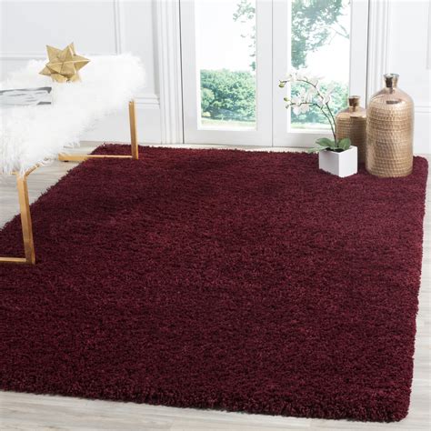 safavieh laguna shag verdiana rug in 2020 burgundy rugs burgundy living room burgundy bedroom