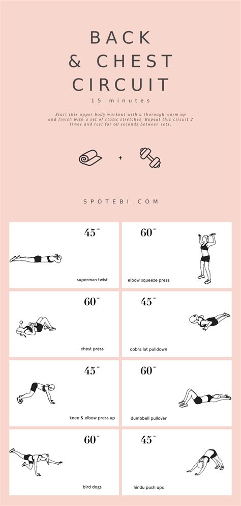 15 Minute Back And Chest Circuit