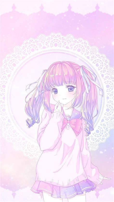 28 Pastel Kawaii Anime Girl Wallpaper Anime Wallpaper