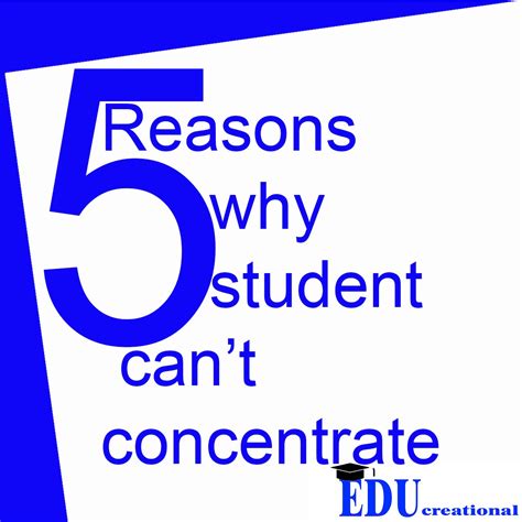 Depression is a state of low mood and aversion to activity. 5 reasons why student can't concentrate on studies