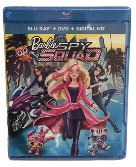 Barbie Movie Spy Squad Blu Ray Dvd Digital Hd Brand New 828