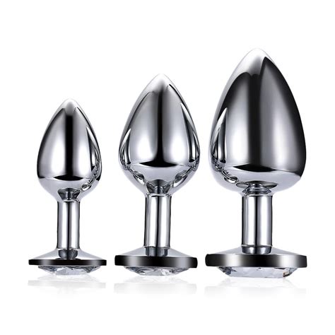 Stainless Steel Metal Anal Plug Anal Vibrator Butt Anal Plug For Women Men And Couples Pcs