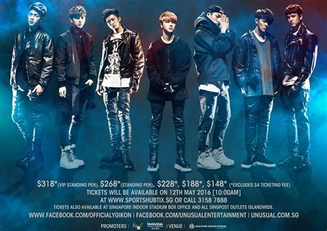 K Pop Group Ikon To Perform In Singapore On July 24 This Year