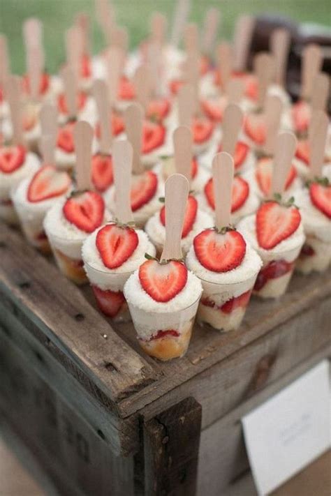 20 süße Hochzeit Finger Food und Mini Dessert Ideen für Ihren großen