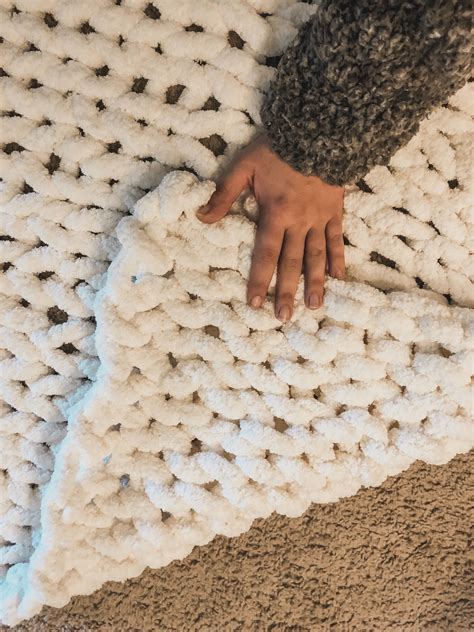 Diy Chunky Knit Blanket Chunky Knit Blanket Chunky Knit Blanket Diy Knitted Blankets