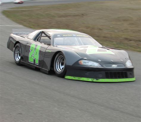 Late Model Stock Car Racing In Northern California Leazer Goes Wire To