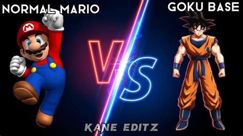 Mario Vs Gokudragonball Who Is Stronger Youtube