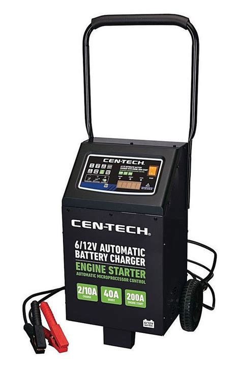 Cen Tech Heavy Duty 612 Volt Battery Chargerstarter Technology Now