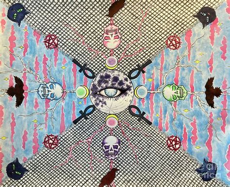 Mandala GOTH Painting By Samantha Baker Fine Art America