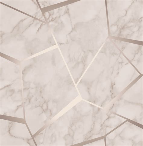 Fine Decor Wallpaper Fractal Marble Rose Gold Fd42264 Wonderwall