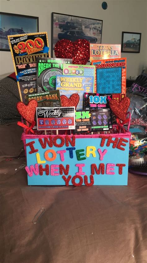 Birthday gifts baskets for him. Valentine's Day gift for him. I won the lottery when I met ...