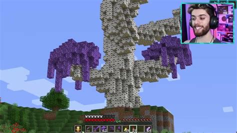 Farzy Builds The Richest Tree In Minecraft Hardcore Youtube