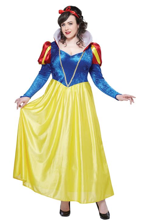 Disney Princess Classic Snow White Plus Size Adult Costume Ebay