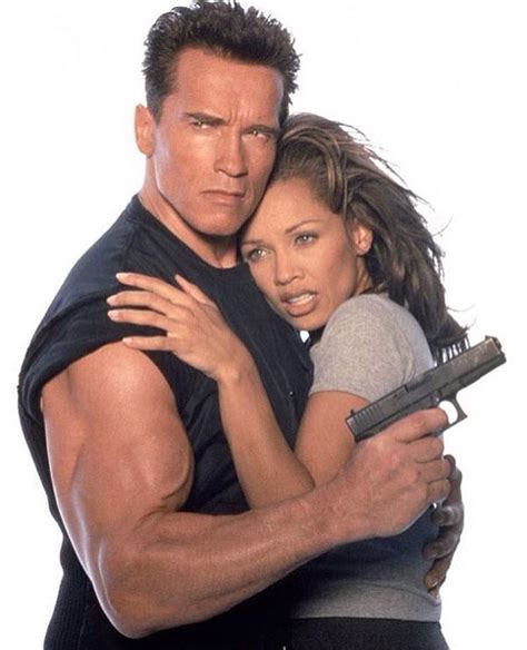 Arnold Schwarzenegger And Vanessa Williams For Eraser 1996 Arnold