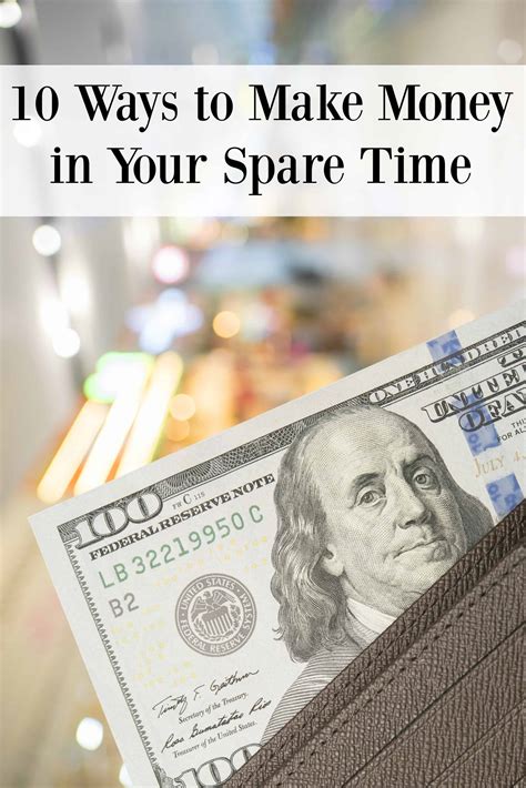 10 Ways To Make Money In Your Spare Time Barefoot Budgeting