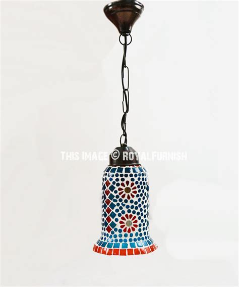 Colorful Mosaic Pattern Turkish Hanging Pendant Lamp Light