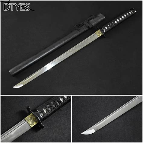 Black Ninja Swords Samurai Katana Samurai Japanese Sword 1095 Handmade