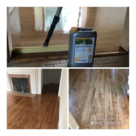 Nutmeg Stain On New Installed 2 14” Red Oak Flooring Top Coated With