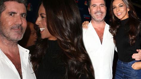 simon cowell and ex girlfriend terri seymour all smiles as they hang out after agt mirror online
