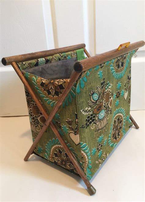 Shop timmy woods women's bags at up to 70% off! Vintage Wood Frame Folding Knitting Bag | Vintage wood ...