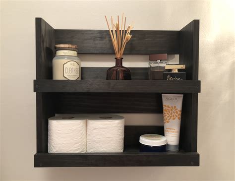 Choose from bathroom storage that stands in corners, sits parallel to a wall, or stands over the toilet. Modern Bathroom Storage Shelf Modern Wall mounted, Wall ...