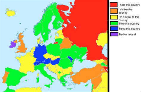 Mappers Opinions On European Countries Thefutureofeuropes Wiki