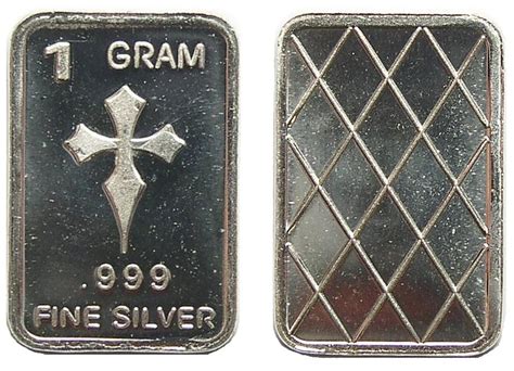 The silver price chart also gives you the option to view historical silver prices to supersize silver price history. One Gram .999 Fine Silver Cross Bar | Property Room