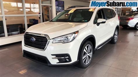 2019 Subaru Ascent Limited In Crystal White Youtube