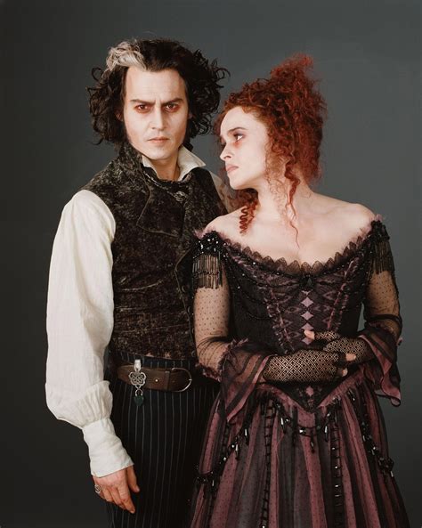Sweeney Todd And Mrs Lovettjohnny Deppand Helena Bonham Carter
