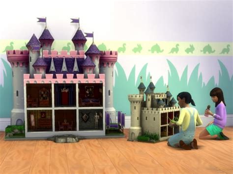 Small Modern Castle Dollhouses By Plasticbox At Mod The Sims Sims 4