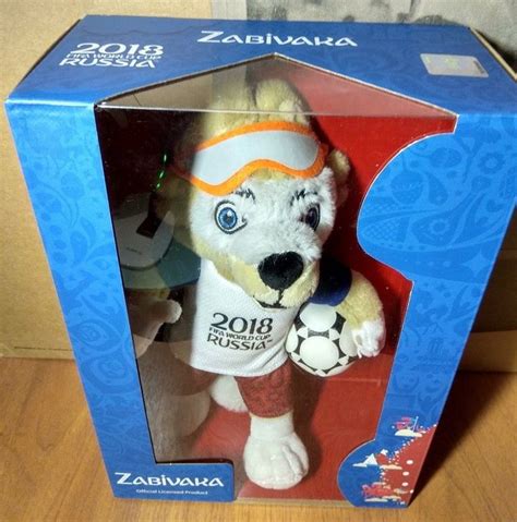 FIFA 2018 World Cup Russia Licensed Official Mascot Zabivaka 24 Cm Box