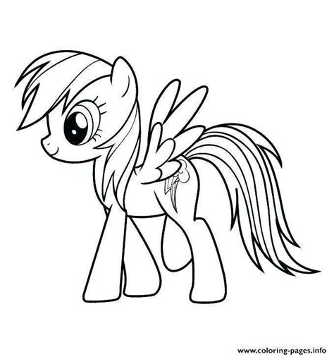 Fresh Coloring Pages Rainbow Dash Download | My little pony coloring