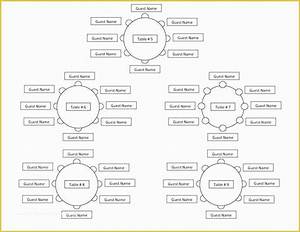 Free Wedding Reception Seating Chart Template Of Table Seating Chart
